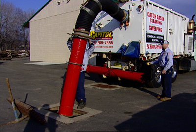 catch basin cleaning