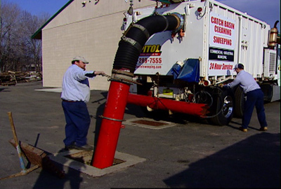 catch basin cleaning